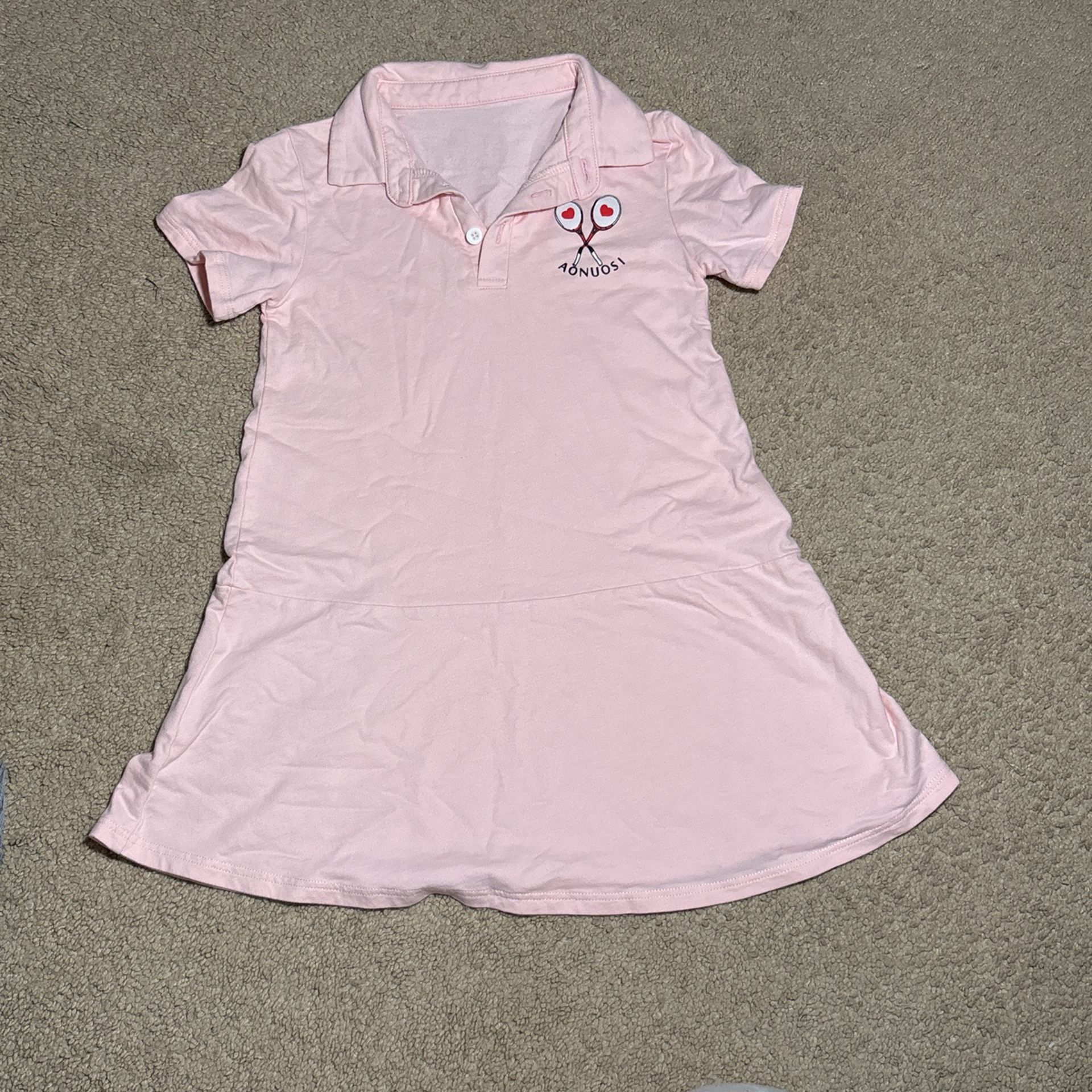Cute pink sporty dress/shirt for girls and women