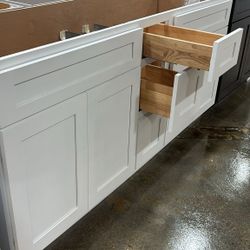 72” Shaker White bathroom vanities $499