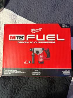 Milwaukee M18 FUEL 18V Lithium-Ion Brushless Cordless 1 in. SDS-Plus Rotary Hammer (Tool-Only)