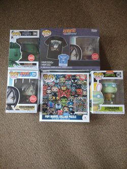 Funko Pop Bundle – Naruto, TMNT, Marvel & More