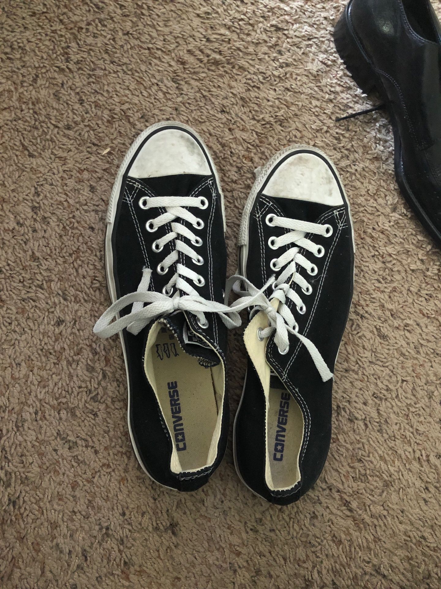 Black converse men 10