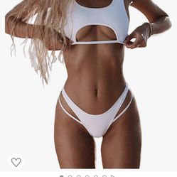 White Swim Bikini Medium 