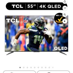 New 55" TCL Smart Tv