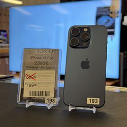 Black Friday Deals ARE LIVE at Best Deal in Town! Apple iPhone 15 Pro - 256GB - (Unlocked) - Blue Titanium 
