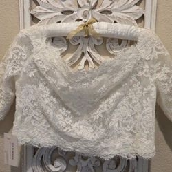 Wedding Jacket - Bolero Style Lace