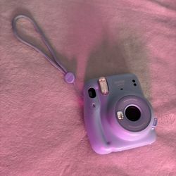 instax polaroid camera (blue) 