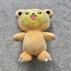 Build A Bear Plush Yellow Gold Pokémon Teddiursa Toy