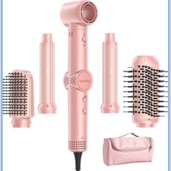 5 in 1 Hot Air Styler Wrap, 110,000 RPM High-Speed Hair Dryer Brush 