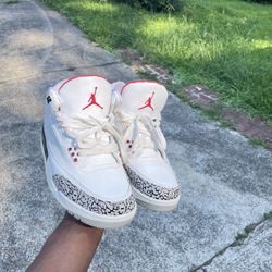 White Cement Jordan 3s