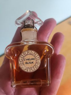 Vintage Guerlain L'Heure Bleu Extrait Bottle 1/2 oz