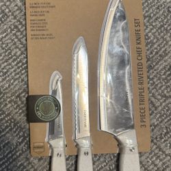 3-piece Knife Set Never Opened