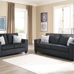 Brand New Super Plush Ashley Altari Sofa Loveseat Set 
