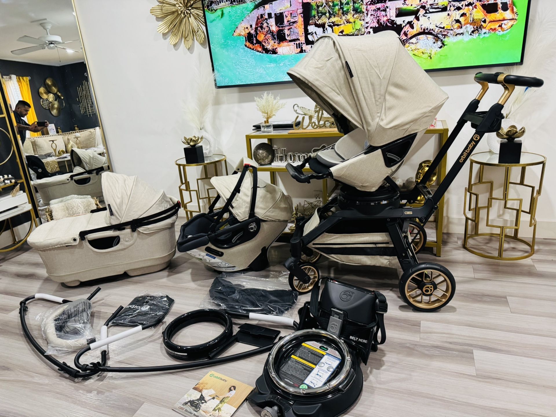 New orbit Baby G5. Melange Flex