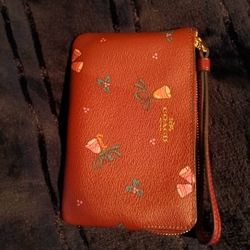 Authentic  Coach Wristlet Wallet 
