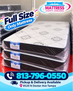 Brand New Full Size Mattress 10β - Factory Sealed - Special Offer - Same Day Pickup & Delivery Available
