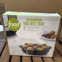 Food Network Egg Bite Tray w/Lid for Pressure Cooker - or baby food storage!