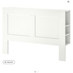 IKEA Headboard with storage compartment Full Size