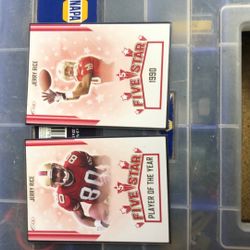 Jerry Rice 1990 Sage Football Cards