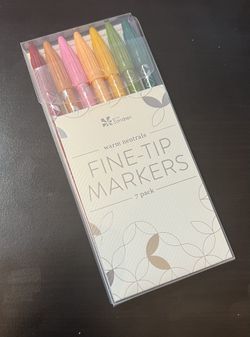 Erin Condren 7 Pack Fine-Tip Markers (warm neutrals) $10