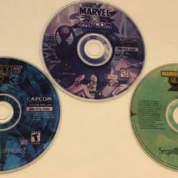 DREAMCAST Marvel Vs Capcom, MVC2, Capcom Vs SNK, Dead or Alive 2 Master Edition Repro’s & All Have US Original Artwork!