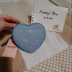 Juicy Couture heart-shaped wristlet - New