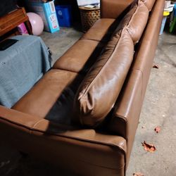 Macys Leather Couch