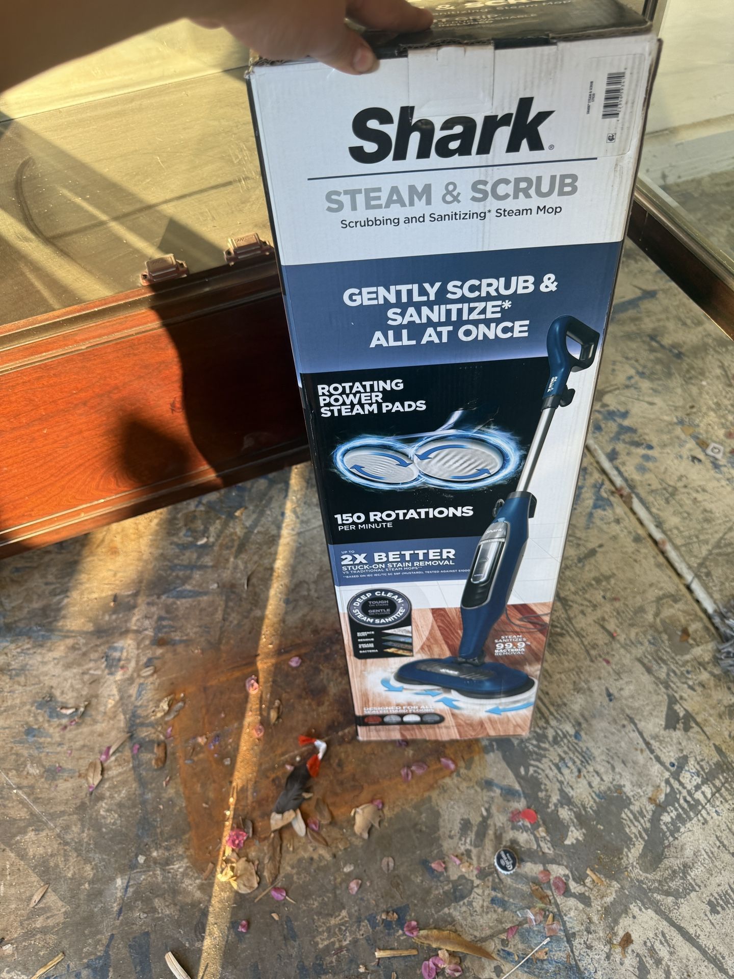 shark steamer/scruber