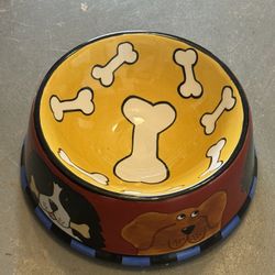 DOGZILLA Candace Reiter Designs Dog Bowl 