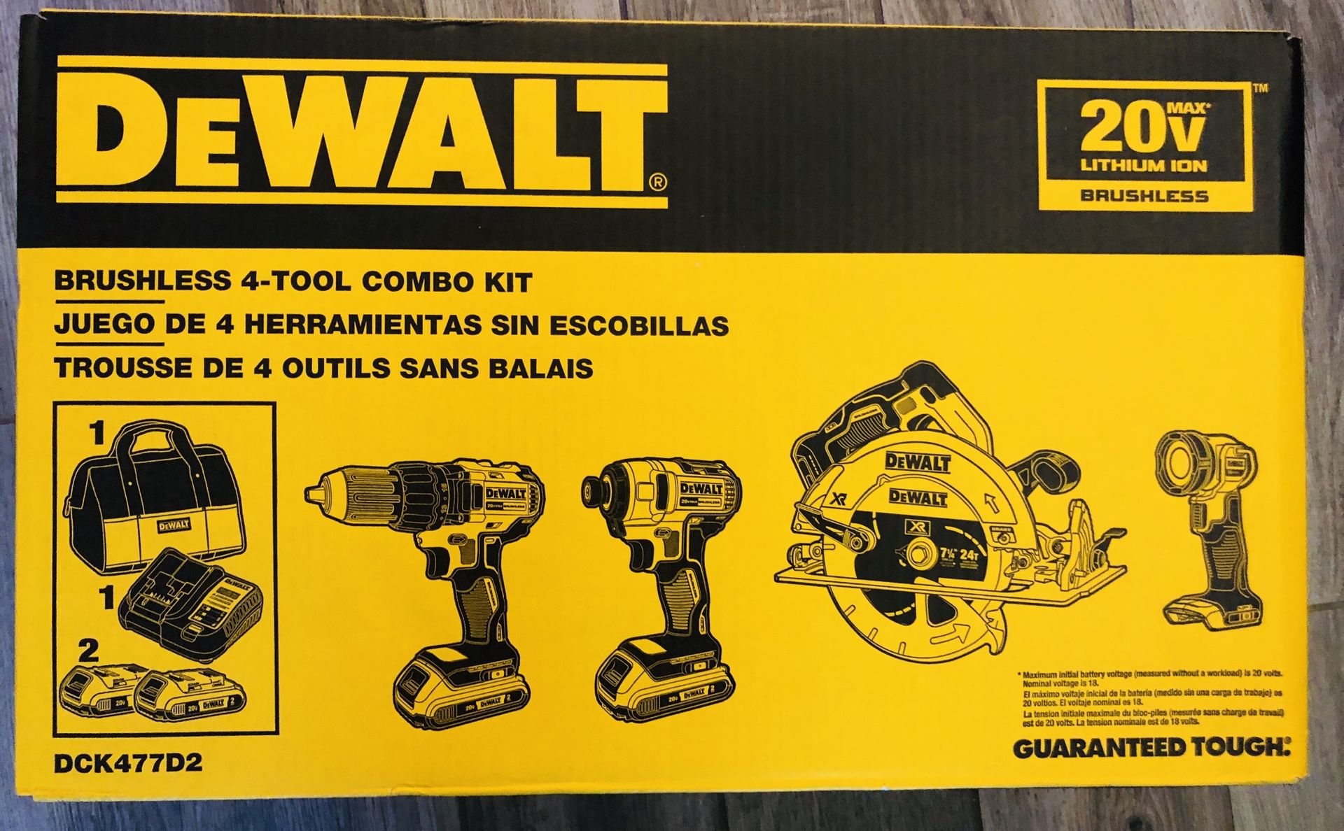 Dewalt DCK477D2 Brushless 4 Tool Combo Kit Brand New for Sale in