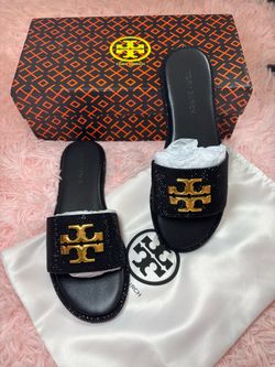 Tory Burch Everly Rhinestone Slides