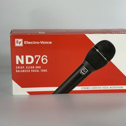 Electro-Voice ND76 Dynamic Cardioid Vocal Microphone 