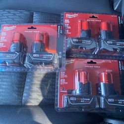 Milwaukee Battery Batteries 