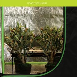 Grow Tent Indoor Grow 600D Tent Mylar Green Room 10'x10' x 7'H Hydroponic Plant 

