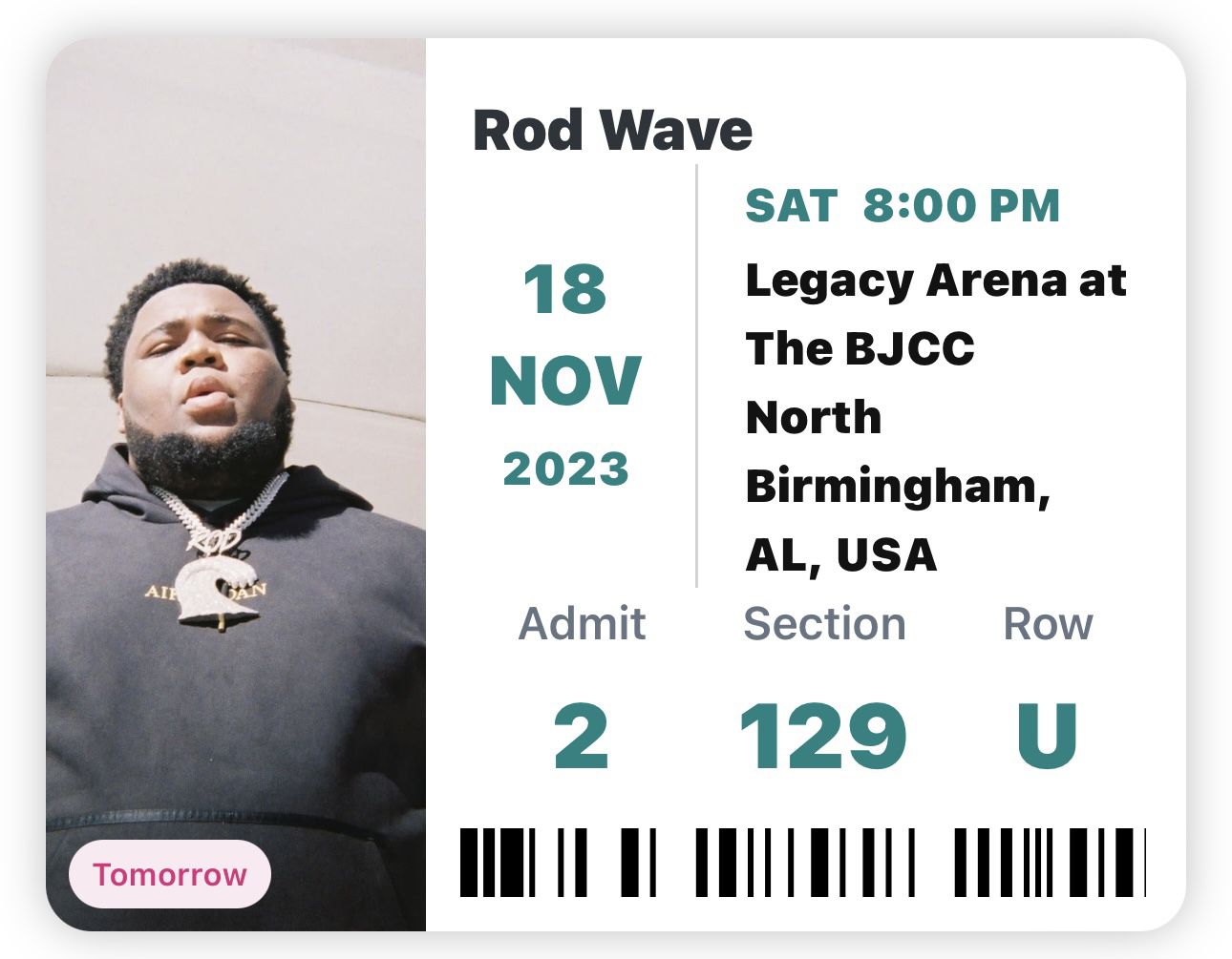 Rod Wave Concert Tickets