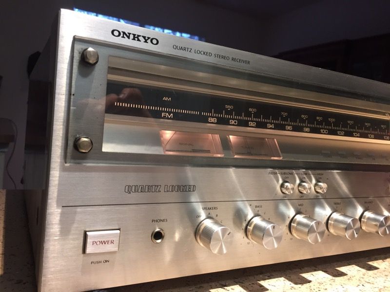 onkyo tx 6500 mkii vintage stereo receiver 100 wpc mint!!!