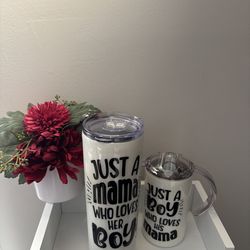 Mommy and Mommy’s Boy Tumbler Set