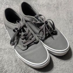 Vans Atwater Pewter/White Men's Shoes - Size 10