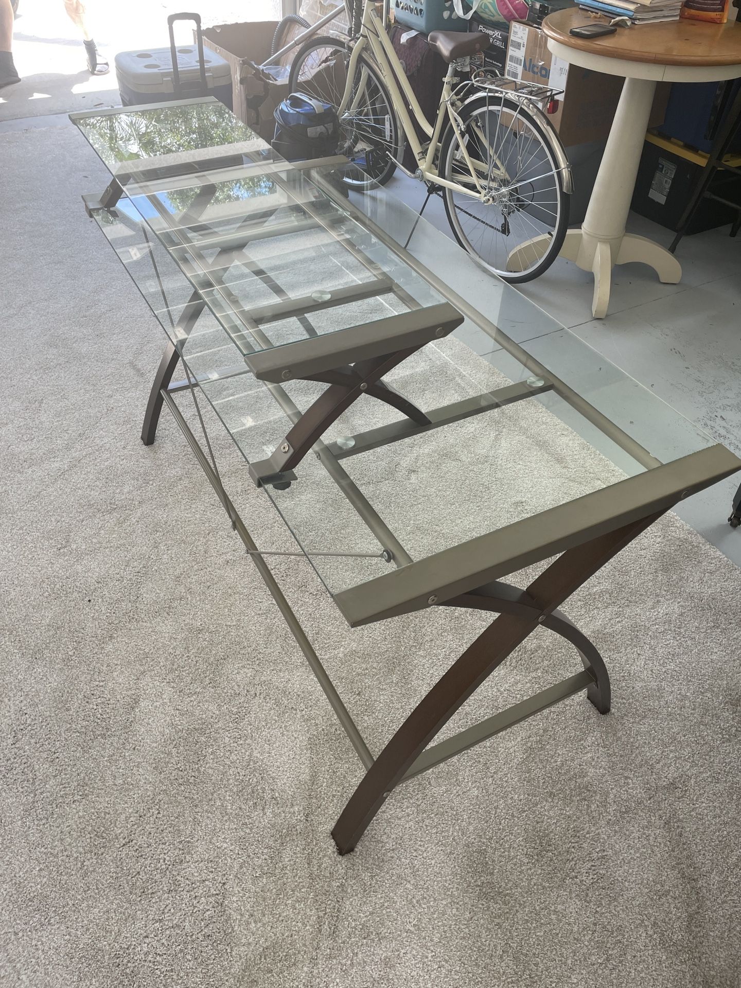 Glass Desk