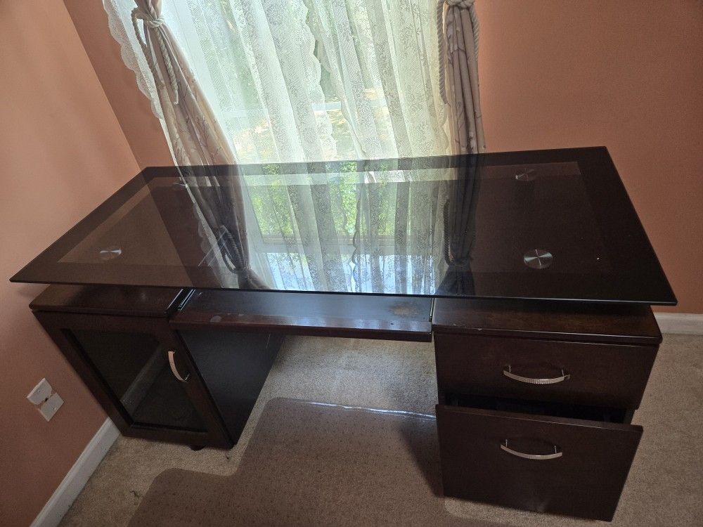 Executive office Desk - wood - Brown - Zline Ayden