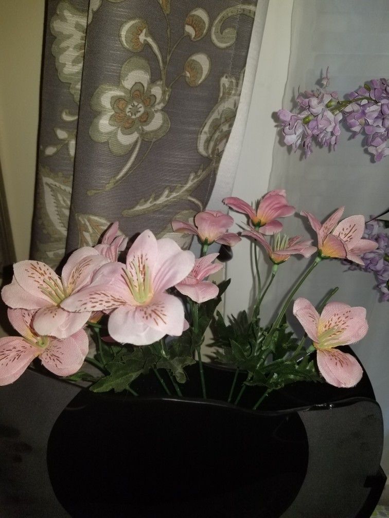 Unique black vase