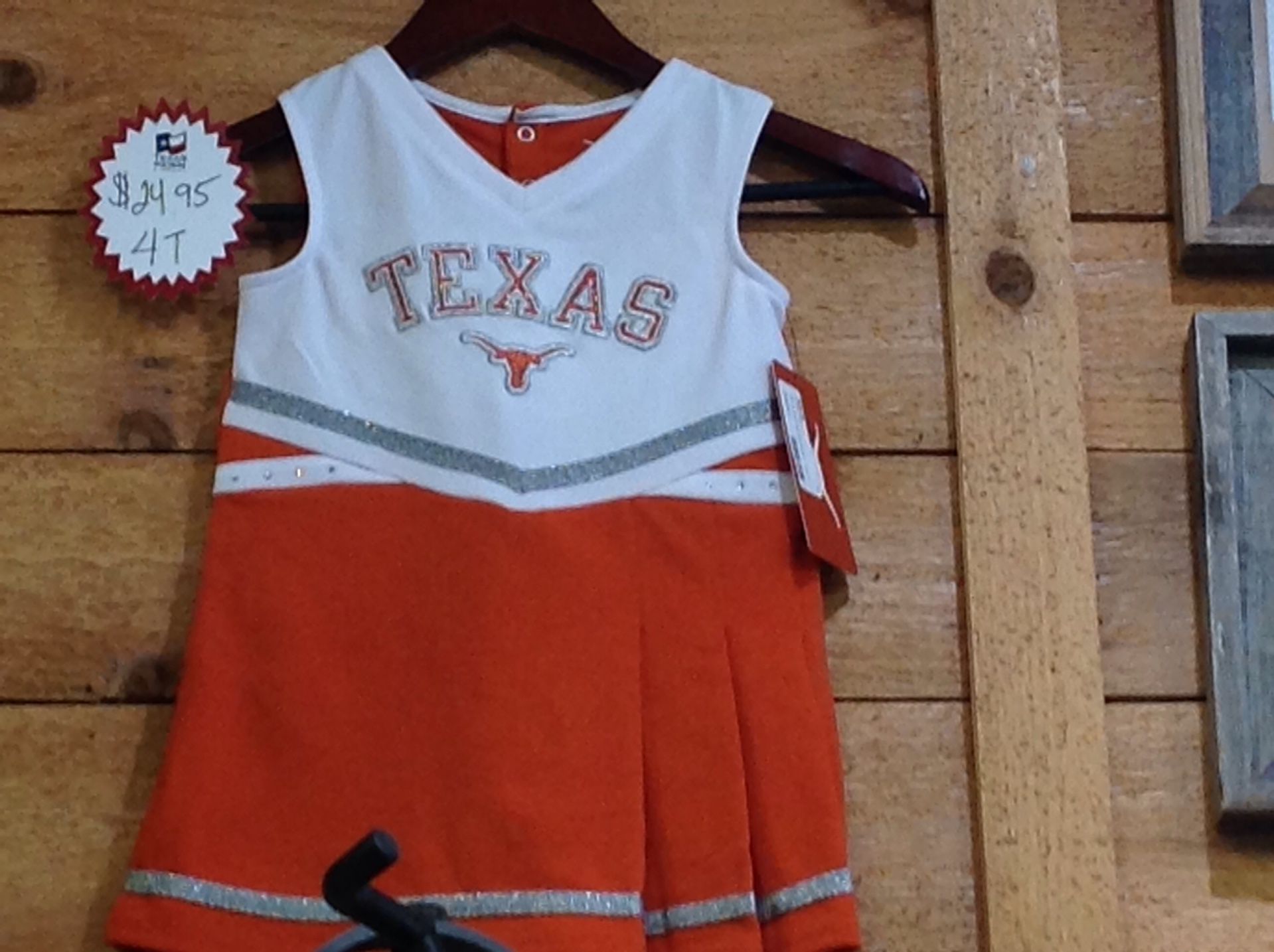 Texas Longhorns cheer dress size 4t **NEW** w/tag