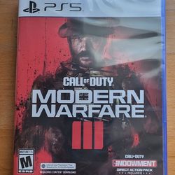 Call of Duty Modern Warfare 3 *New Sealed* for PS5