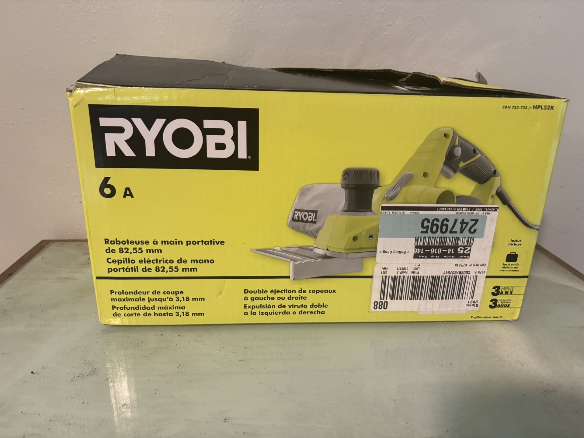 Ryobi Hand Planer