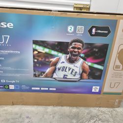  “65” Hisense U7 Mini-LED 4K Smart TV – Great Condition”