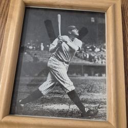 Babe Ruth Signed Picture  Best Offer Over 200.00