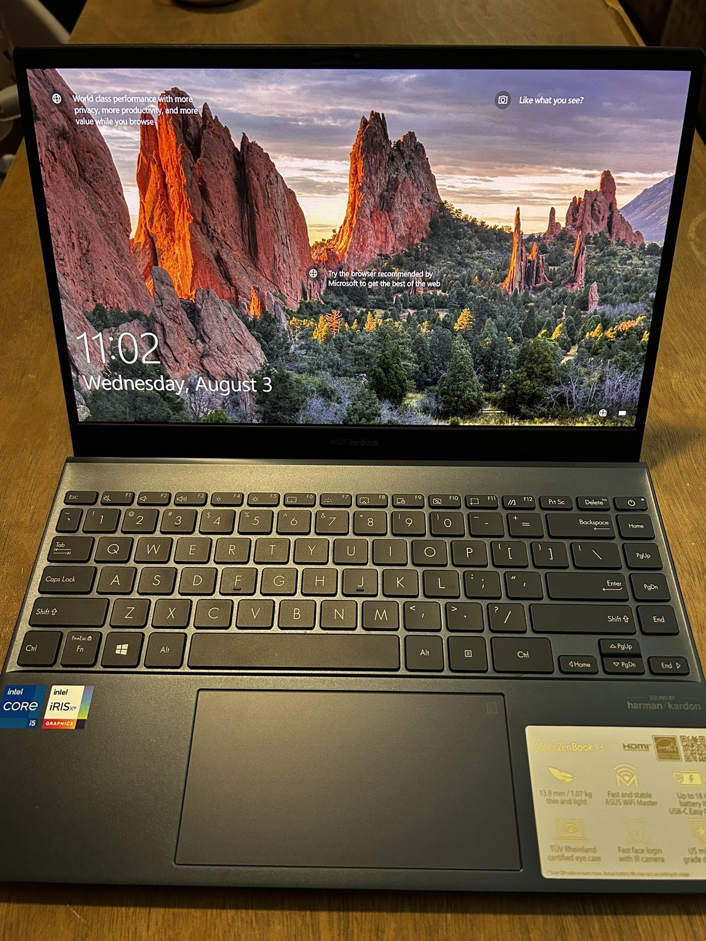 Asus ZenBook 13 UX325 UX325EA-DH51 13.3" Notebook - Full HD - 1920 x 1080 - Intel Core i5 11th Gen