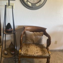 Antique Wood Arm Chair