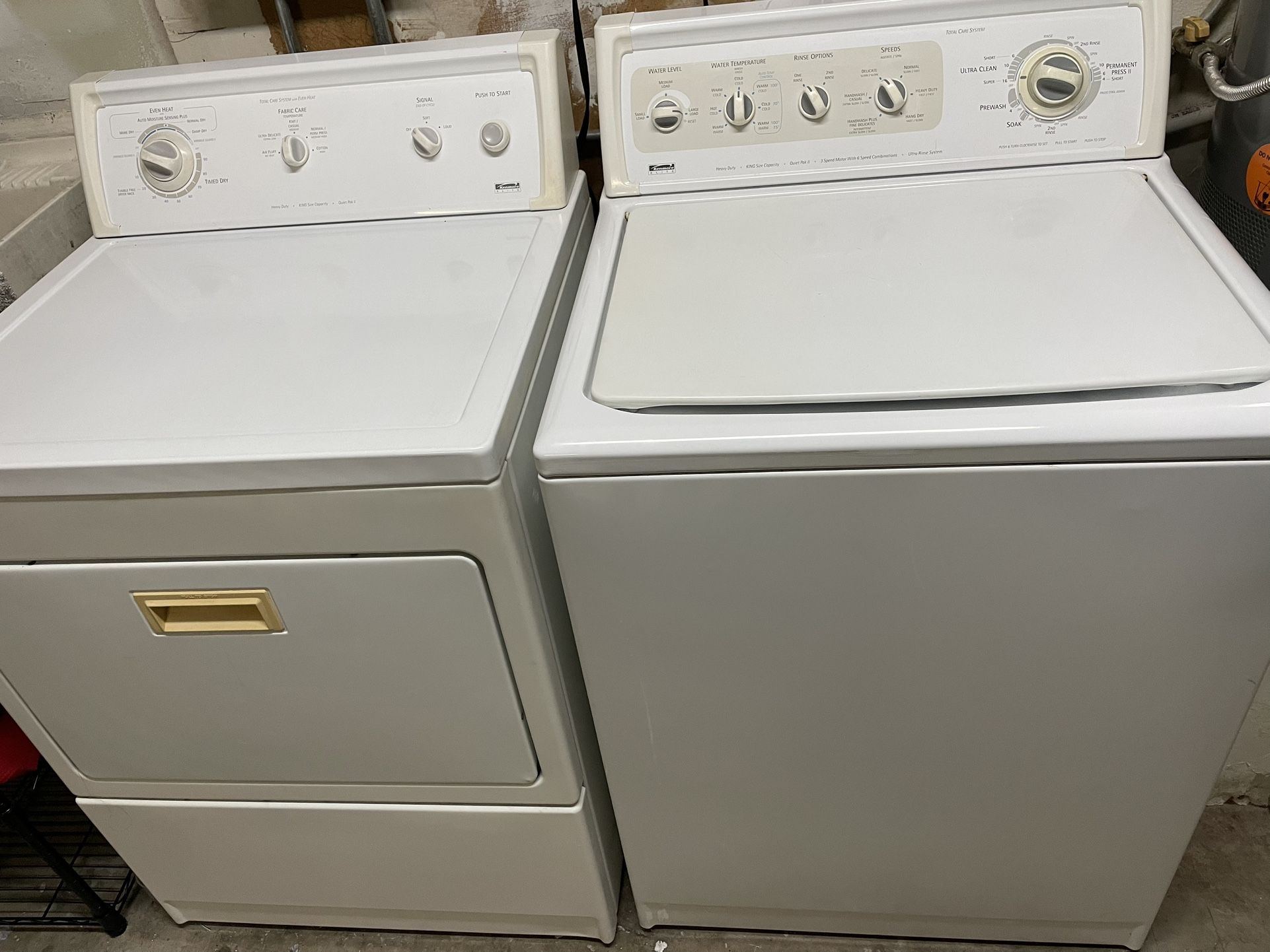 Kenmore washer And Dryer For Sale!