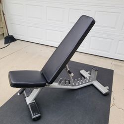 New Life Fitness Adjustable Weight Bench for $275 Firm (WALNUT 91789)