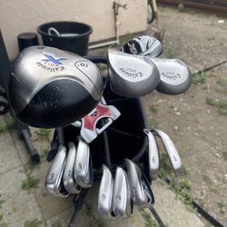 Callaway Golf Set - X20 Irons, Big Bertha Woods, Spider Putter, XR Hybrid + La Costa Bag